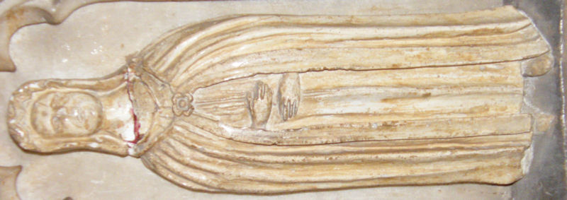 Warwick - St Mary Thomas Beauchamp 1369 and wife Katherine mortimer 1369 weeper